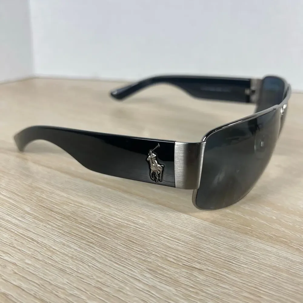 Ralph Lauren PH3072 900281 Sunglasses Polarized Gunmetal Black 66-14-130 Italy